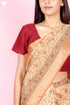 Maheshwari Saree In Block Print